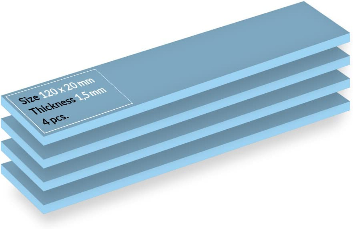 ARCTIC TP-3: Premium Performance Thermal Pad, 120 X 20 X 1.5 Mm (4 Pieces) - Hi