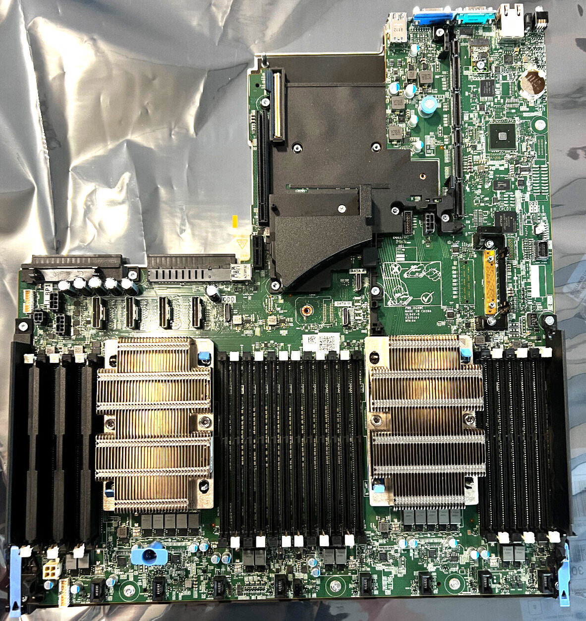 DELL PowerEdge R640 / VxRail E560F Server Motherboard Dell 0W23H8 w/ HeatSinks