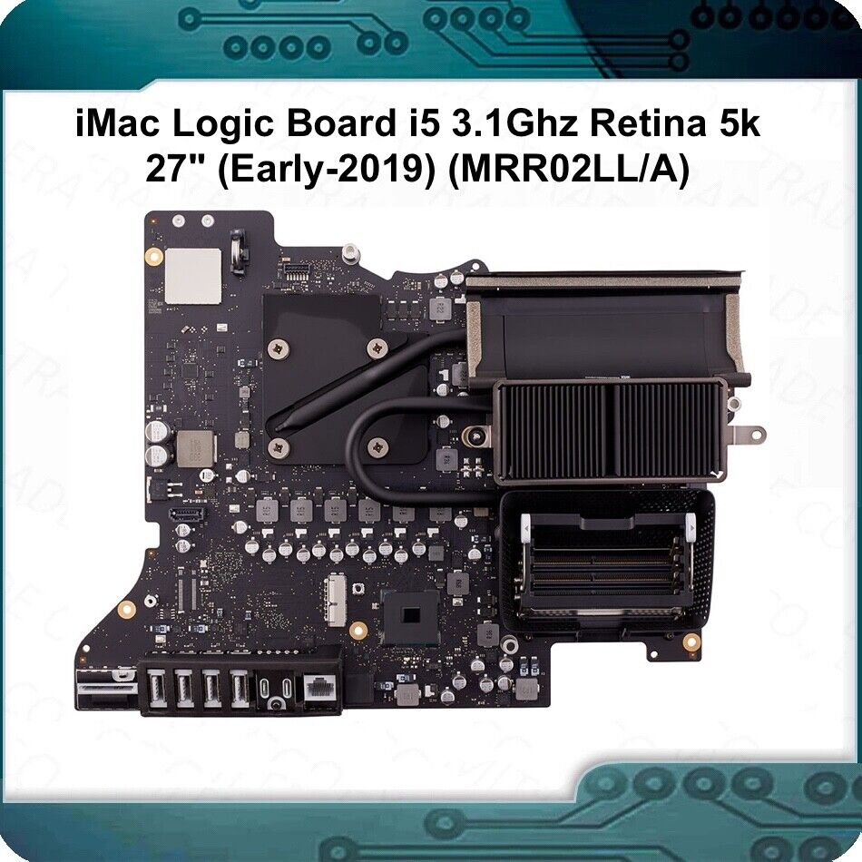 iMac 2019 5k 27 inch Logic Board 3.1GHz 6-Core i5 Radeon Pro 575X 4GB