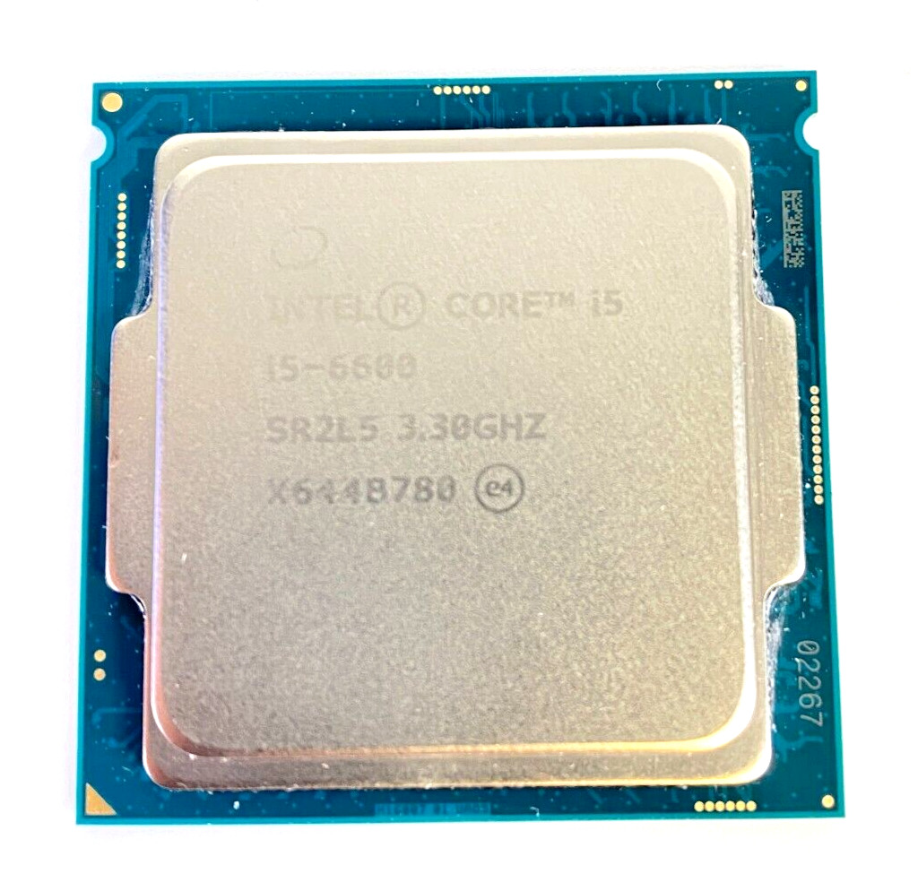 (Lot of 5) Intel Core i5-6600 SR2L5 3.30GHz 6 MB Cache CPU Processor FCLGA1151