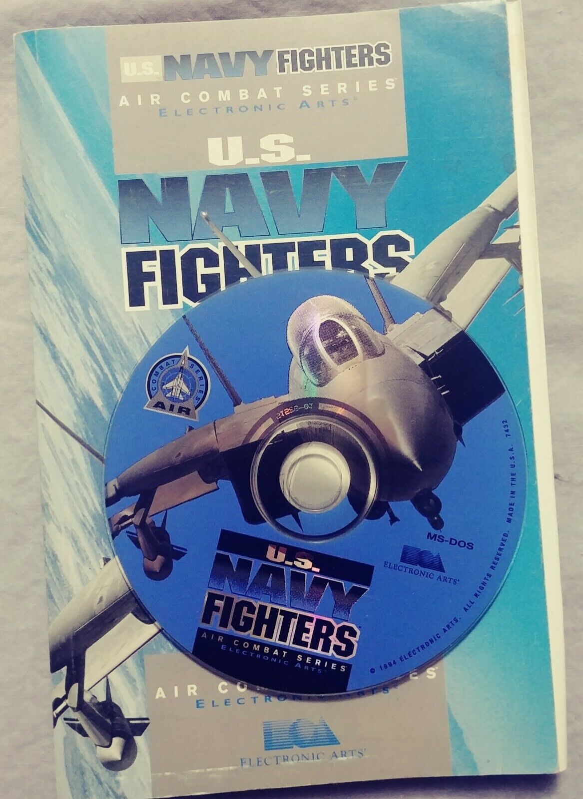 US Navy Fighters, Electronic Arts, Air Combat Series, 1994, with install guide