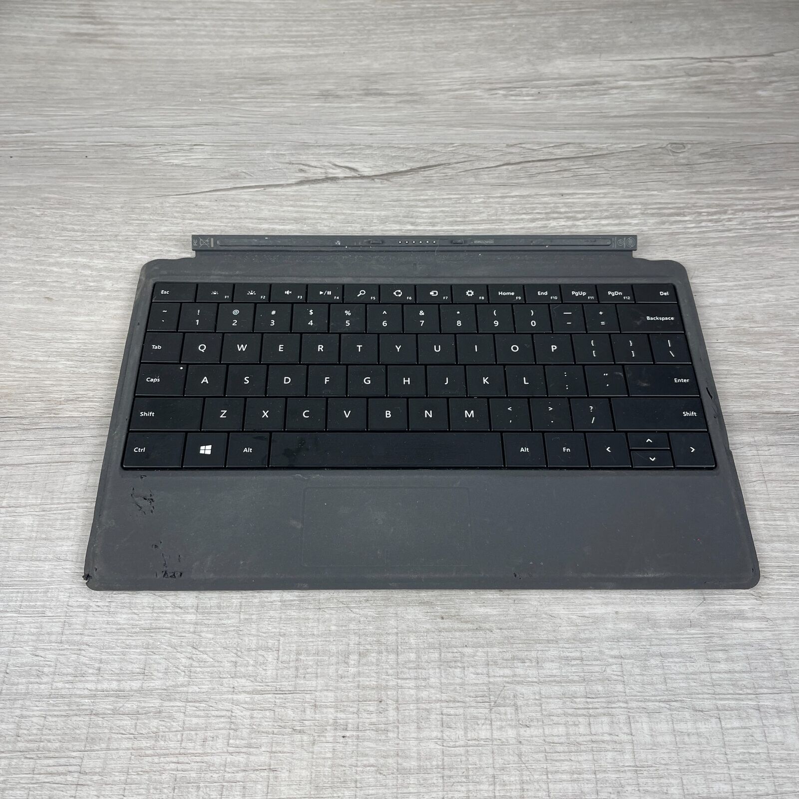 Microsoft 1561 Black QWERTY Standard Keyboard Folio Case for Surface Pro