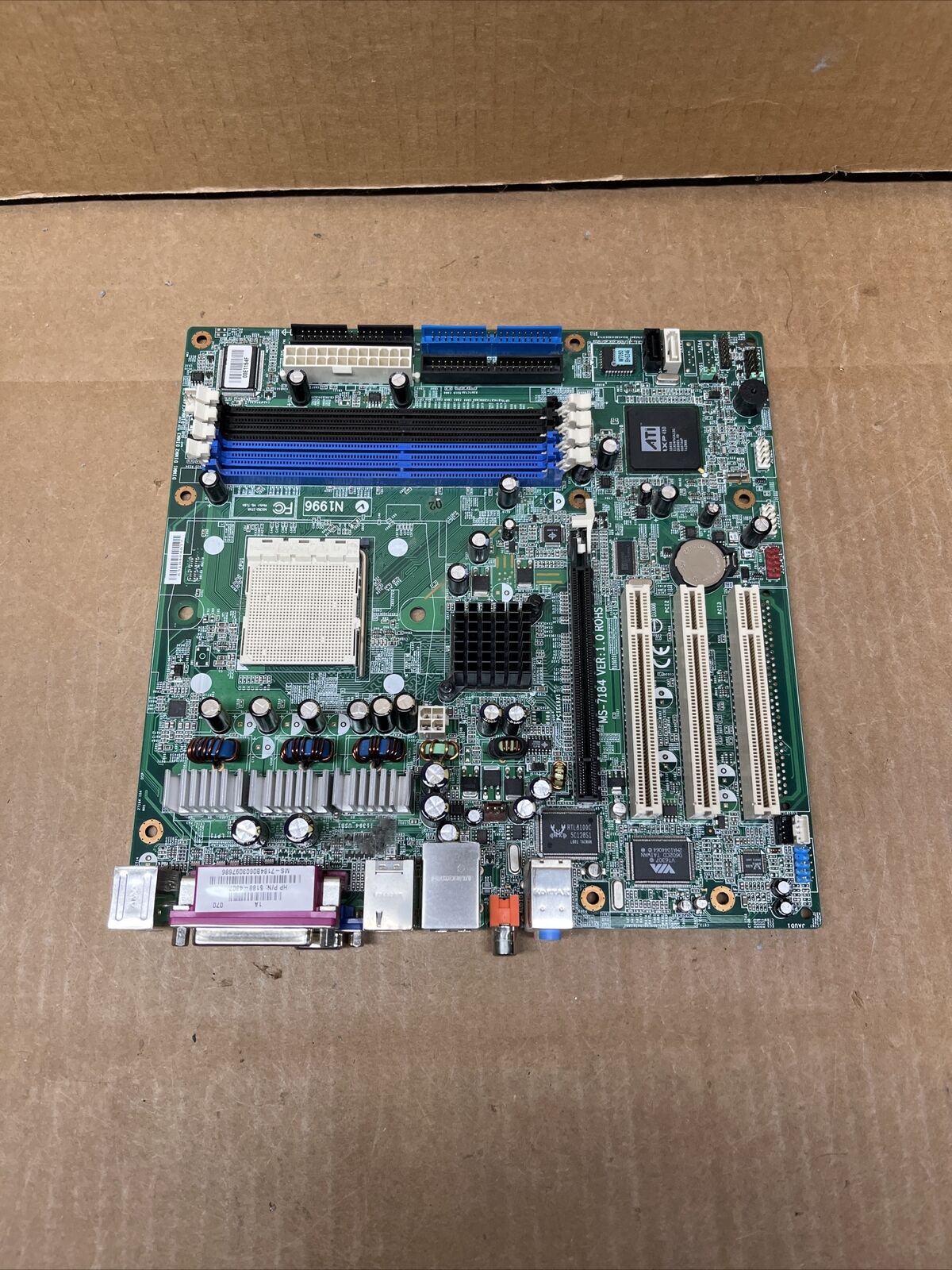 HP System Board (MotherBoard) Amethyst M-gl6e (4 Memory Banks) for Pavilion A105