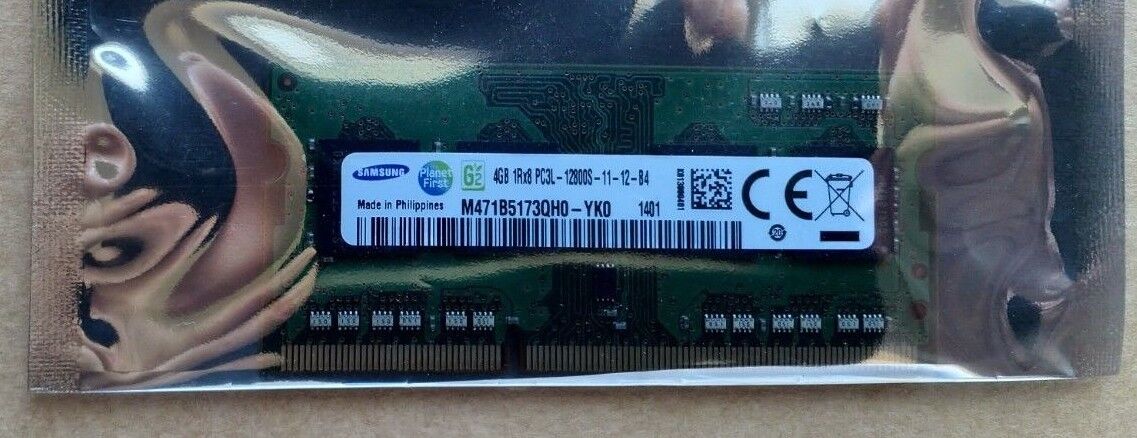 GENUINE 4GB PC3 12800 DDR3 1600 SODIMM 204 RAM Memory 03X6656 0B47380 ( NEW )