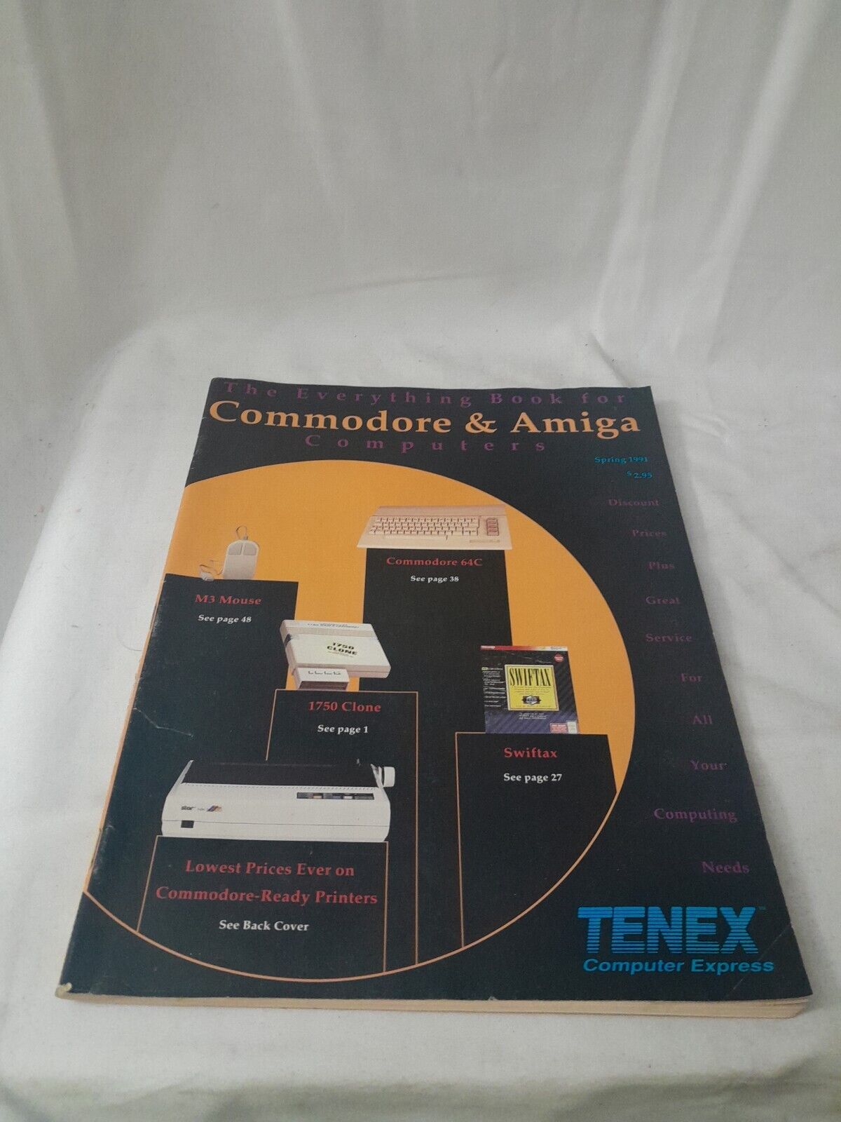 Vintage Tenex Computer Express Catalog  Commodore & Amiga Computers SPRING 1991 