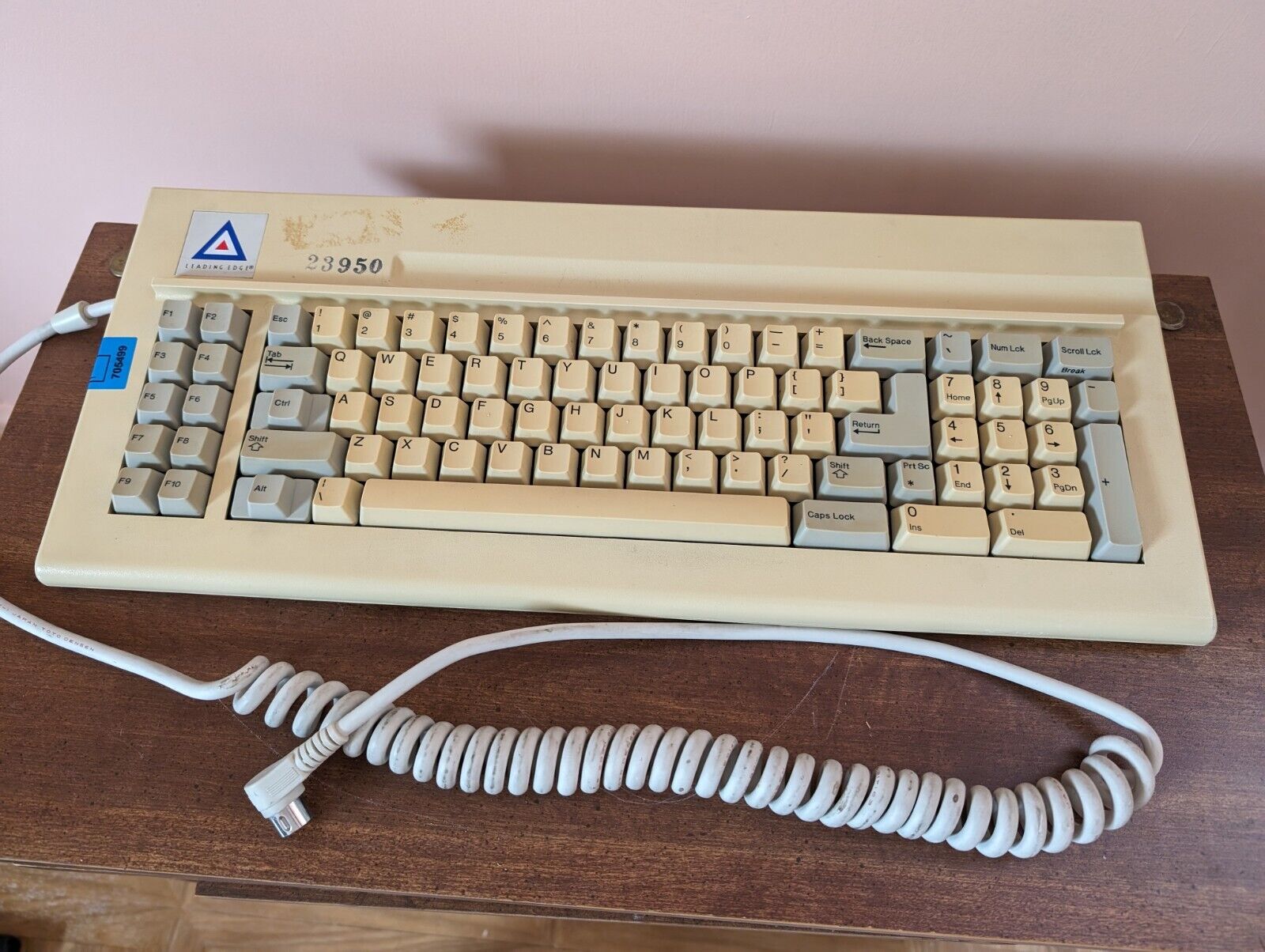 Vintage Leading Edge DC-2014 Keyboard with Blue Alps Switches
