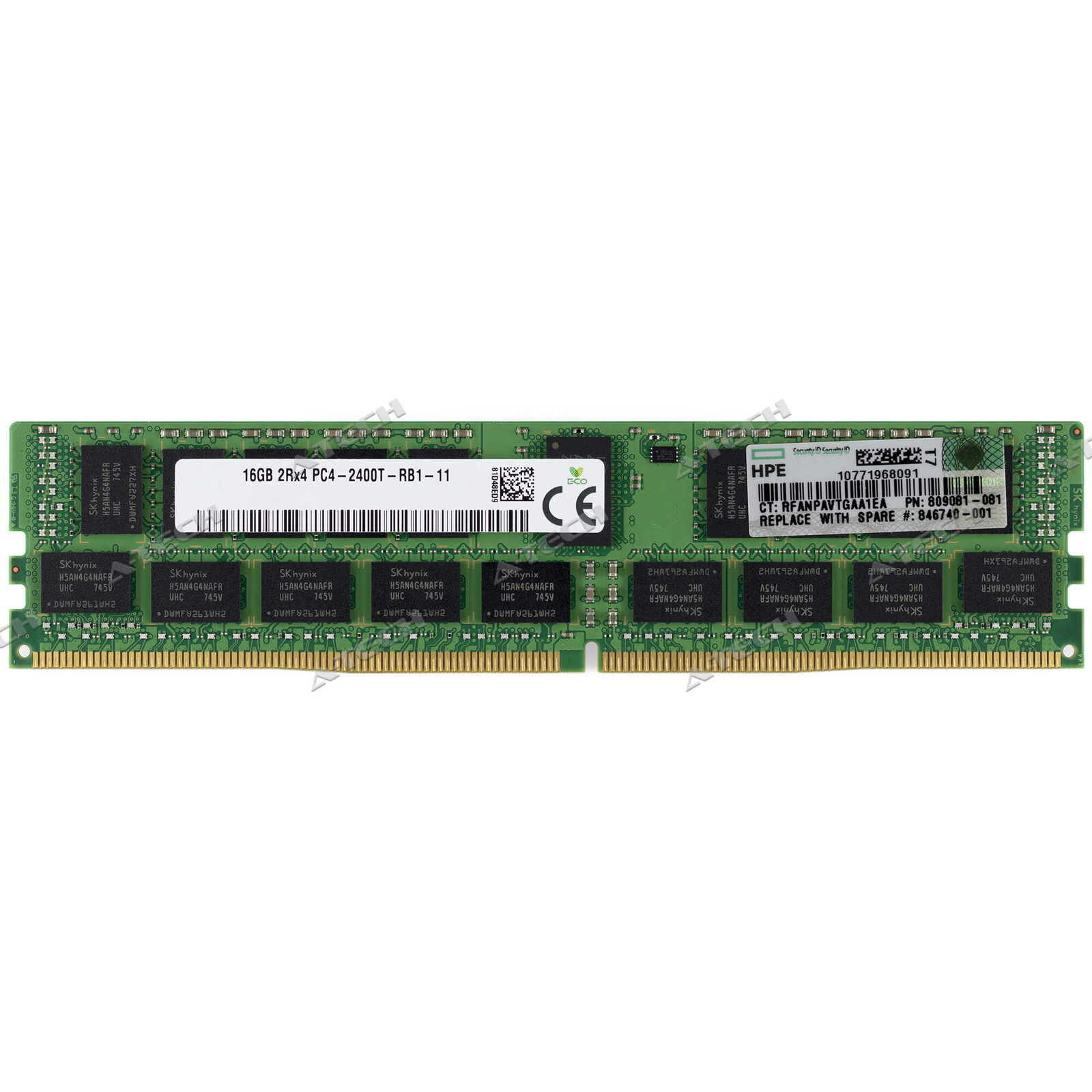 HP 8GB DDR4-2400 RDIMM 805347-B21 819410-001 809080-091 HPE Server Memory RAM