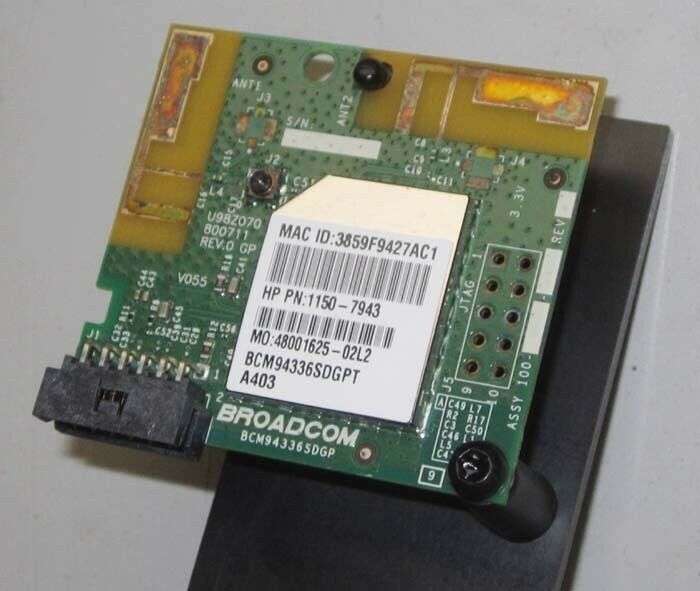 HP Photosmart 7515 Printer Wireless WiFi Card # 1150-7943 SDGOB-1091 w/ bracket
