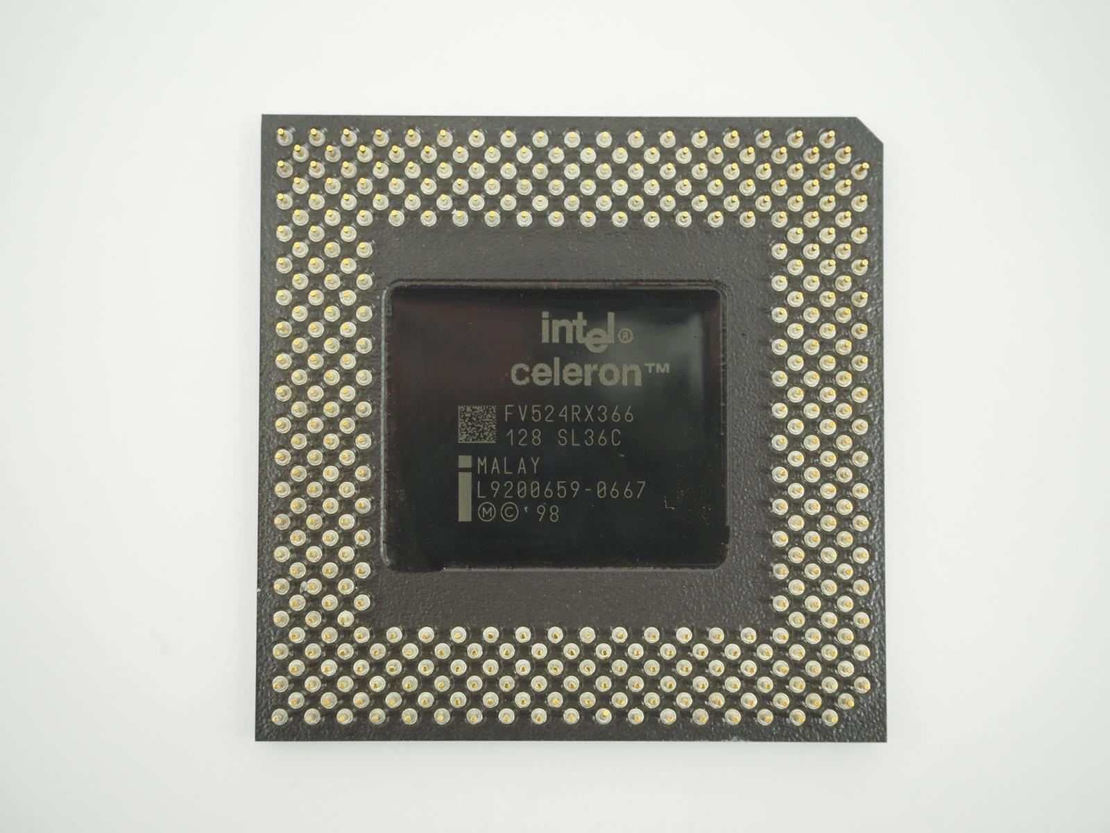 Vintage INTEL CELERON SL36C CPU Processor -Untested