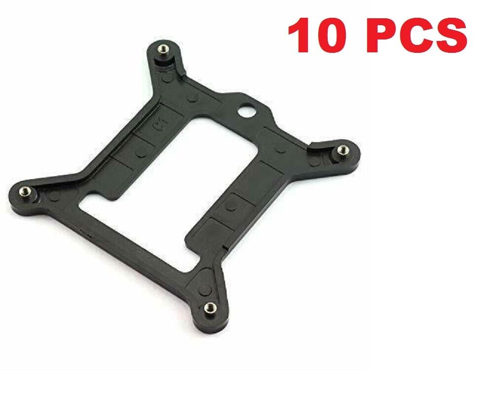 Lot of 10 CPU Cooler Backplate Bracket for Intel 1151 1150 1155 1156 1200
