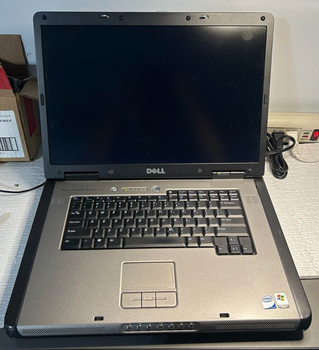 Vintage Dell Precision M60 Laptop Intel Core 2 Duo NO RAM NO HDD NO BATTERY
