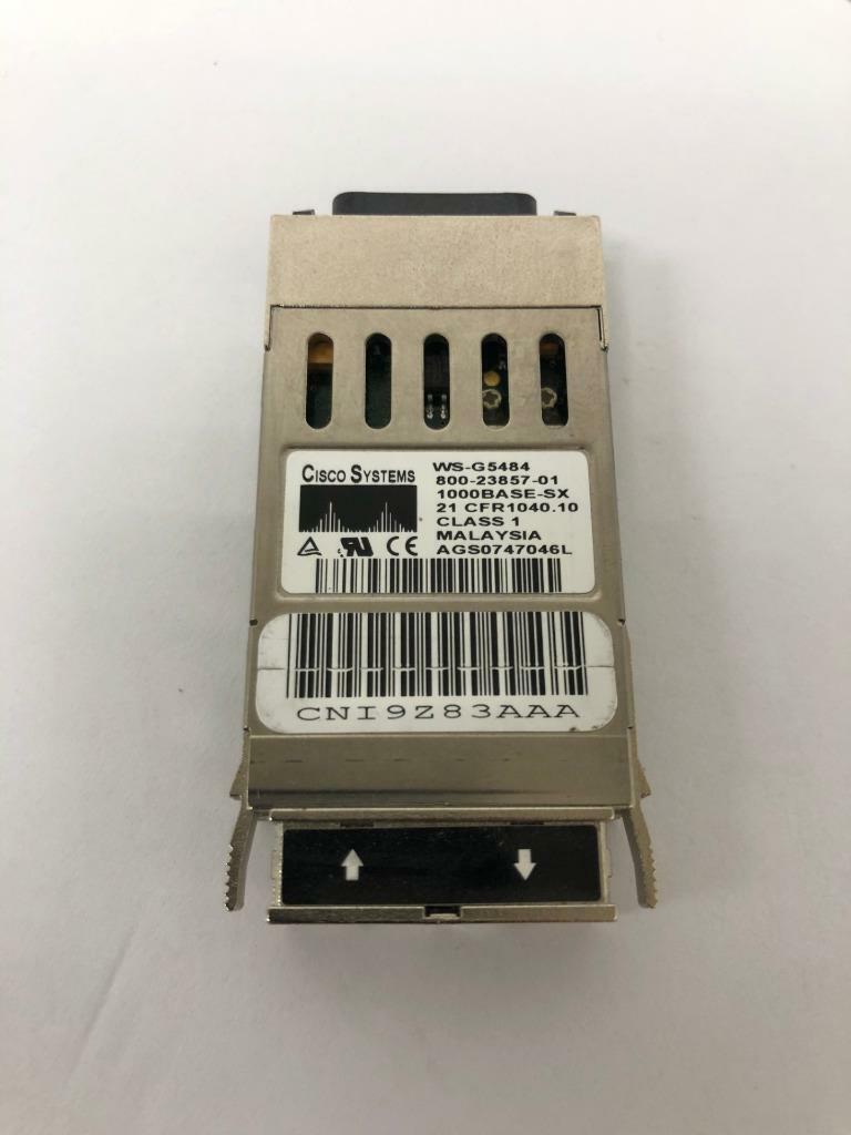 Cisco 1000Base-SX WS-G5484 Transceiver Module Short Length GBIC *LOT OF Two*