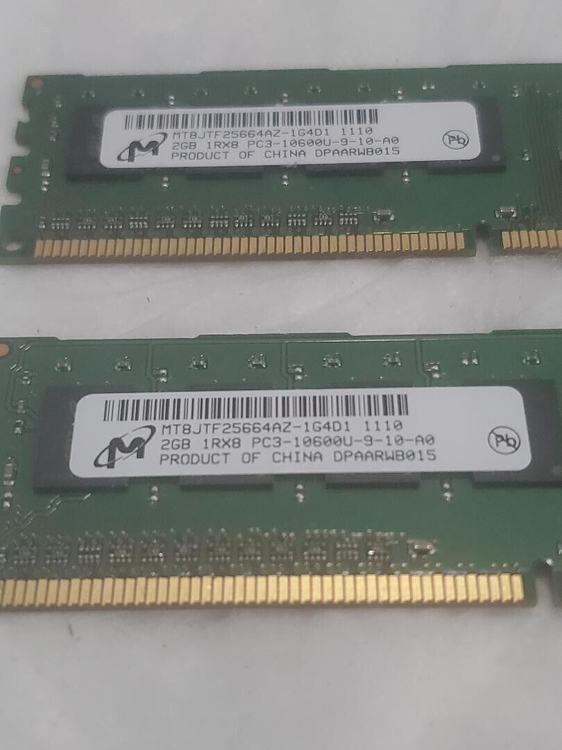 Micron 4GB (2x2GB) (Quantity of 2)