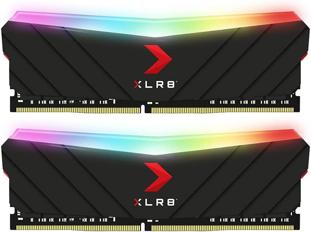 XLR8 Gaming 16GB (2X8Gb) DDR4 DRAM 3200Mhz (PC4-25600) CL16 1.35V RGB Dual Chann