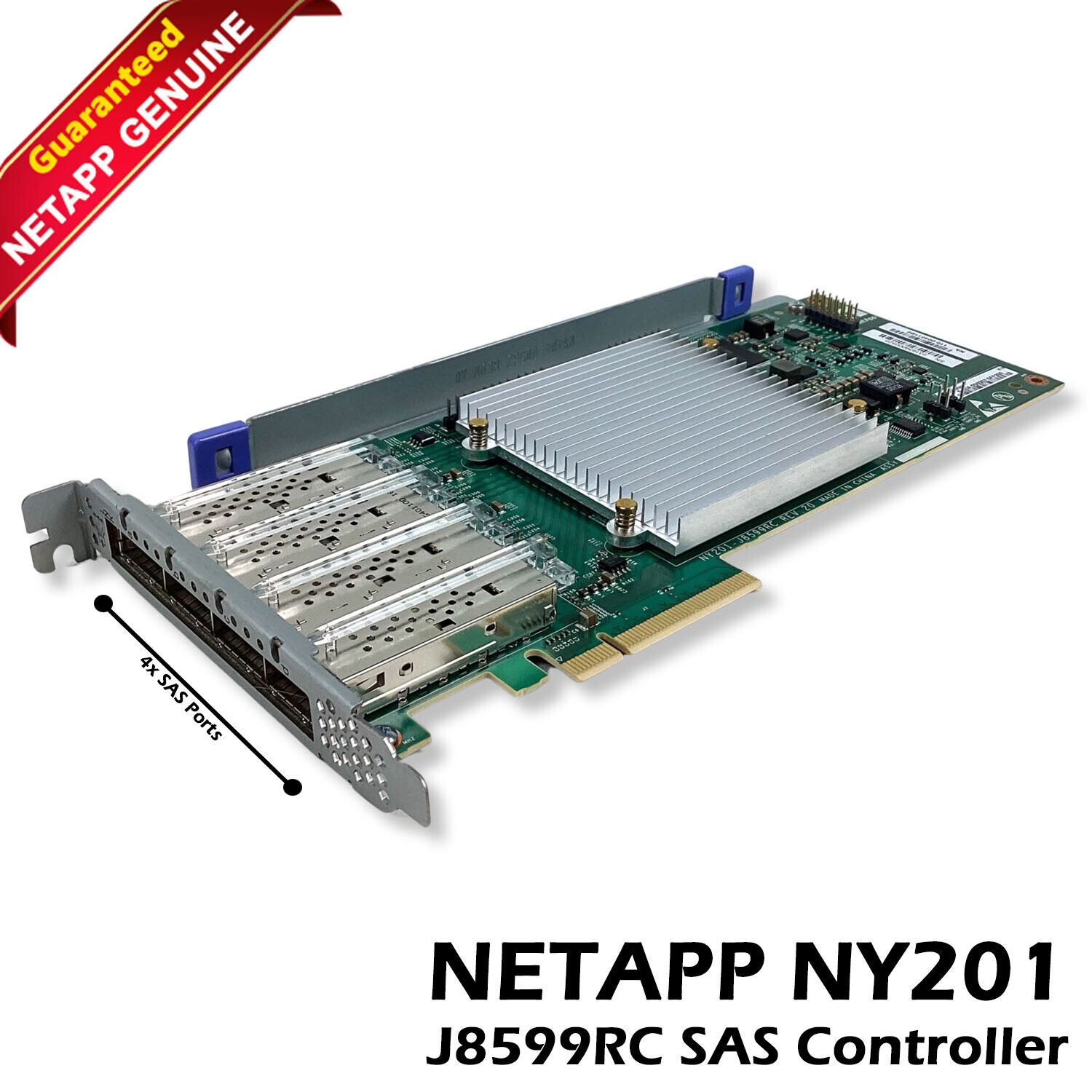 NetApp X2069-R6 110-00401 4-Port SAS 3/6/12Gbps QSFP PCI-e 111-02026+B0