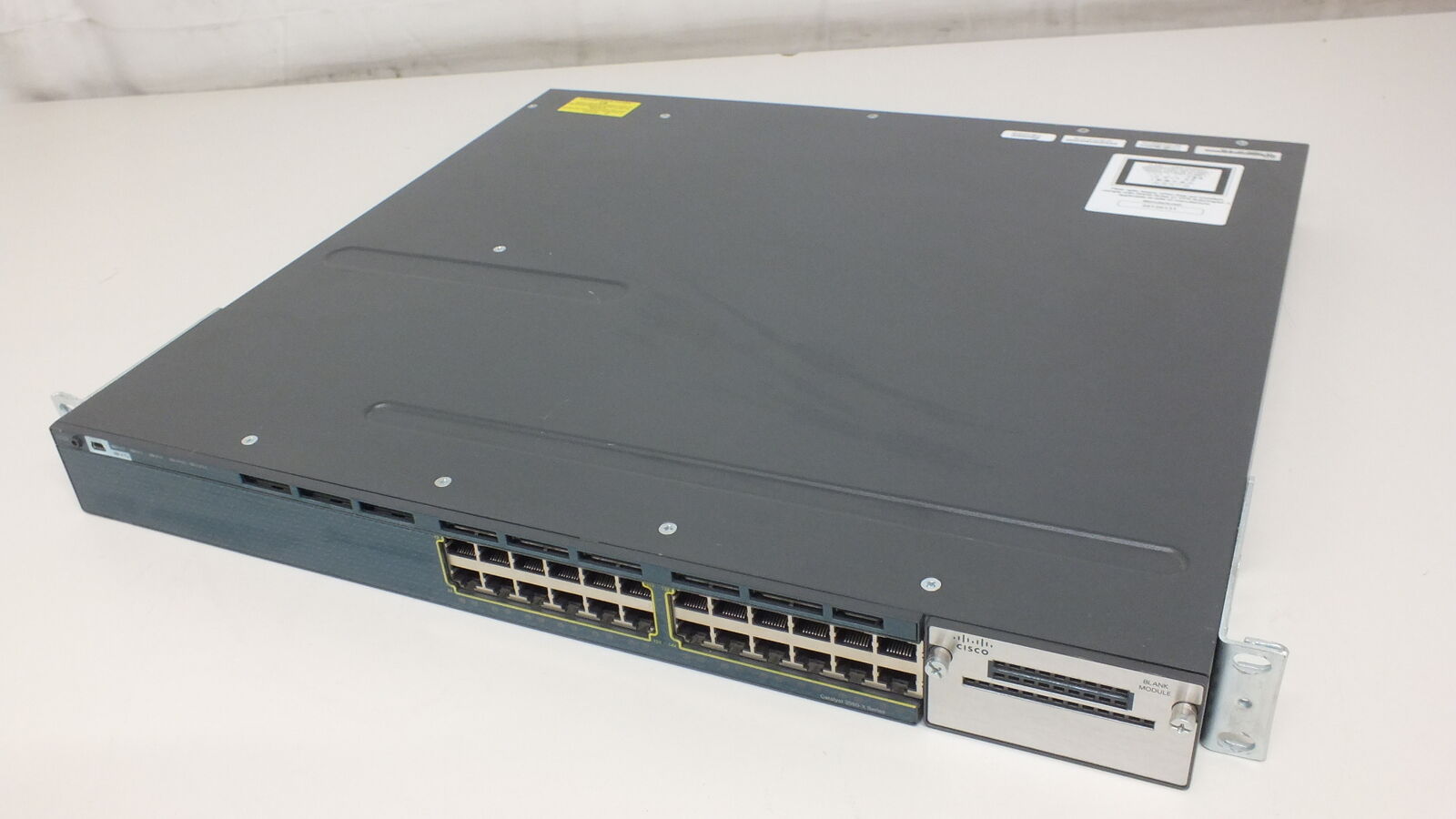 Cisco WS-C3560X-24T-S Standalone 24 port w/ C3KX-PWR-350WAC & C3KX-NM-10G