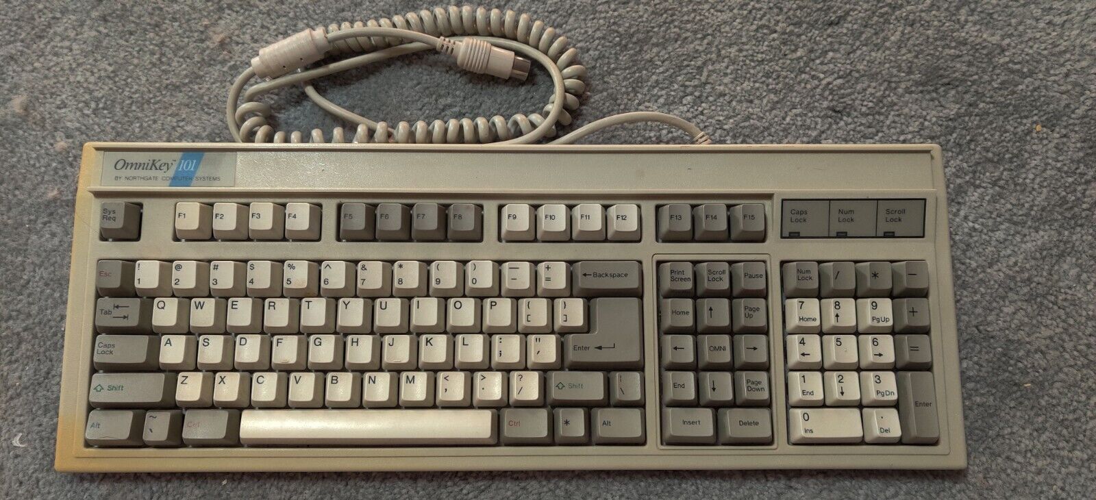 Northgate OmniKey 101 N GT60MNIKEY101 Vintage Mechanical Keyboard