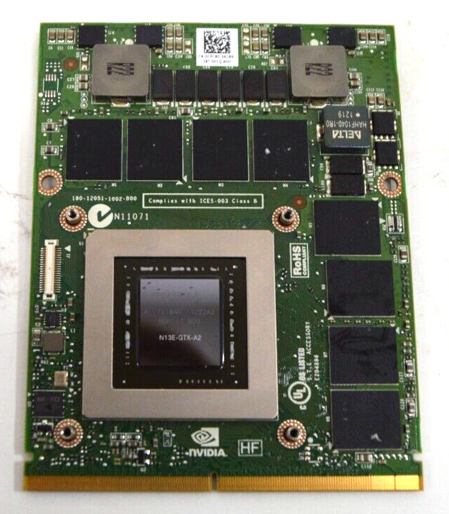 Dell Alienware M17x R3 NVIDIA GTX 680M 2GB DDR5 Video Card 0CPCXD