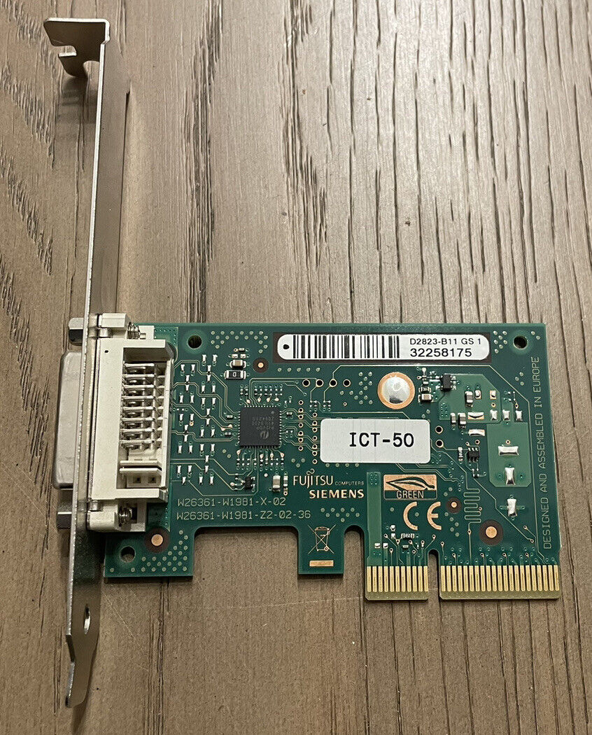 Fujitsu PCI-e DVI Graphics Adapter ICT-50 W26361-W1981 -Z2-02-36 IPC