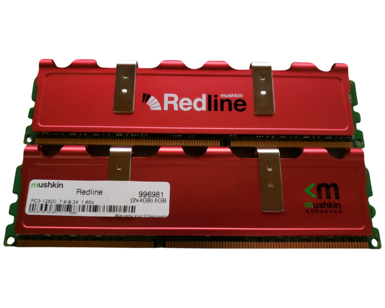 (2 Piece) Mushkin Enhanced Redline 996981 DDR3-1600 8GB (2x4GB) RAM