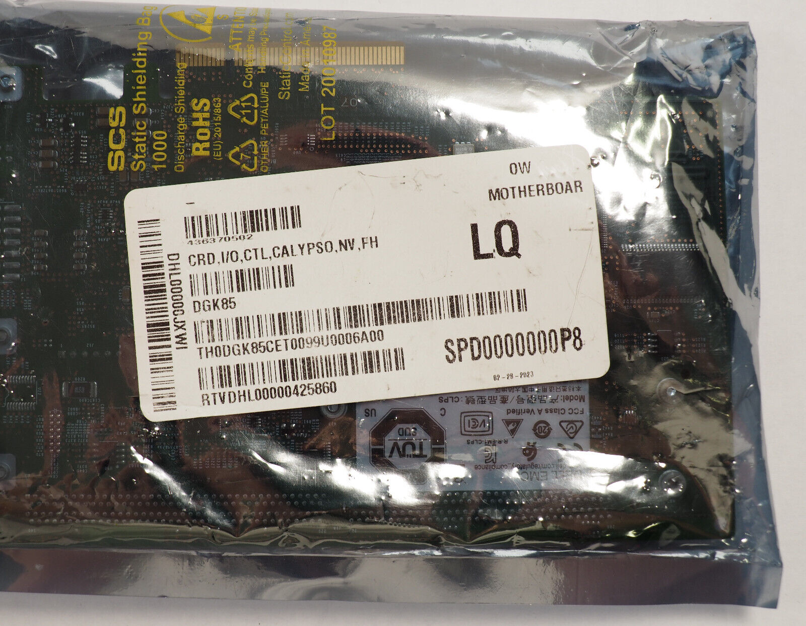 Dell EMC DGK85 CLPS Calypso 120GB M.2 SATA I/O Controller Card w/ Battery