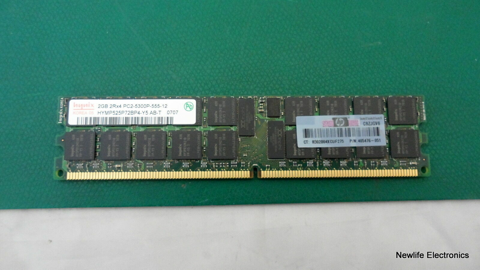 HP 432668-001 2GB PC2-5300 DDR2 SDRAM Server Memory 405476-051