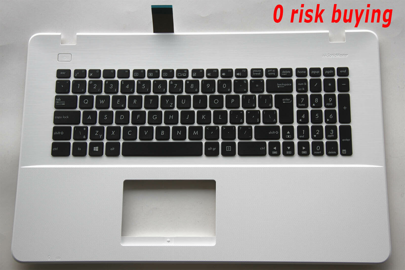 For Asus F751L F751MA K751L R752L X751L X752L Keyboard Slovakian SK Top case