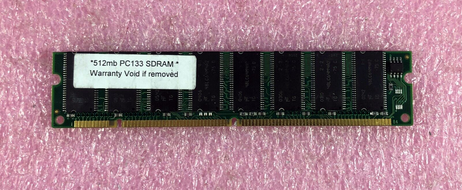 1 x 512MB MICRON PC-133 NON-ECC MEMORY SDRAM
