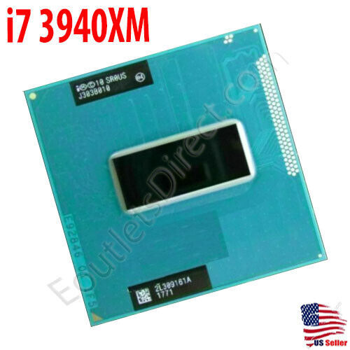 Intel Quad Core i7-3940XM Extreme Edition 3.0G/3.9G Laptop Mobile CPU SR0US