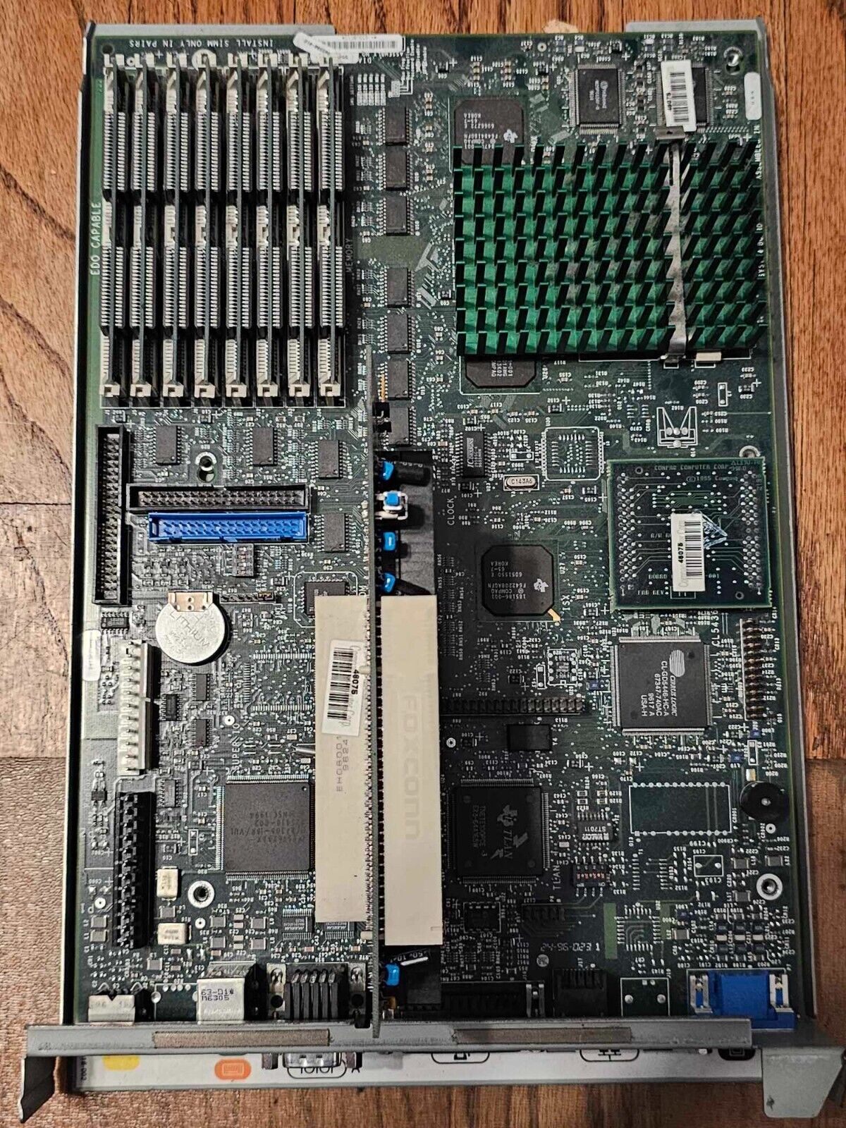 Retro Dos Compaq Deskpro 4000 Motherboard Intel 133MHz 64MB RAM 247382-001