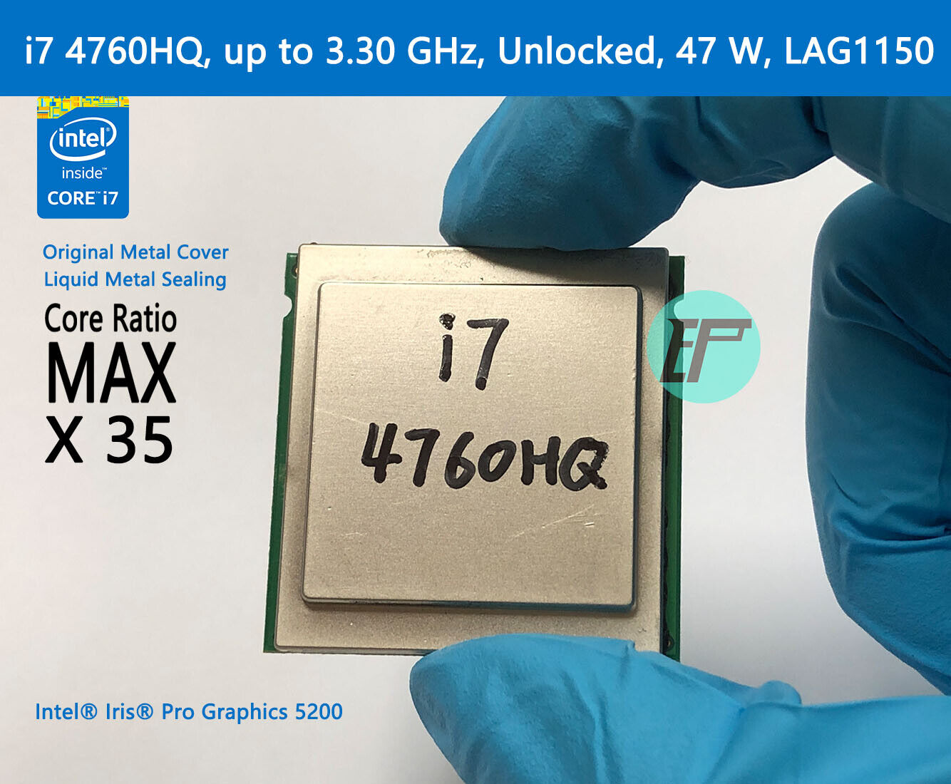 MAGIC REFORM Intel Mobile CPU i7 4760HQ, up to 3.30 GHz, Unlocked, 47 W, LGA1150