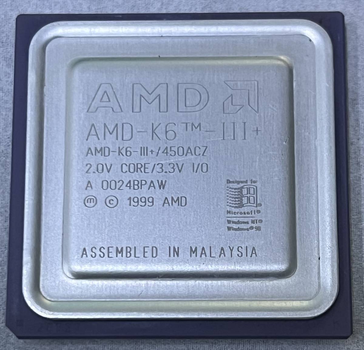 CPU                   (  1 ) Socket7 CPU AMD K6 3  AMD K6 3  CPU AMD K