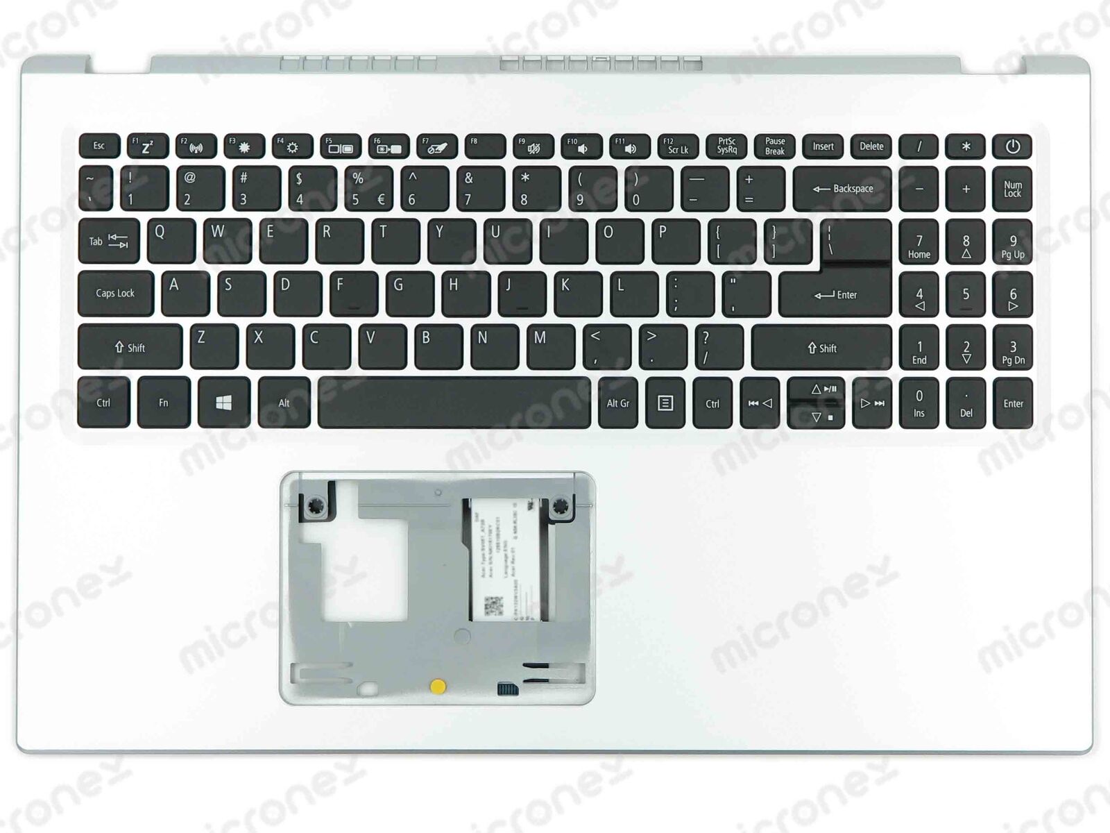 FOR Acer 6B.A6MN2.001 Palmrest Keyboard US-International