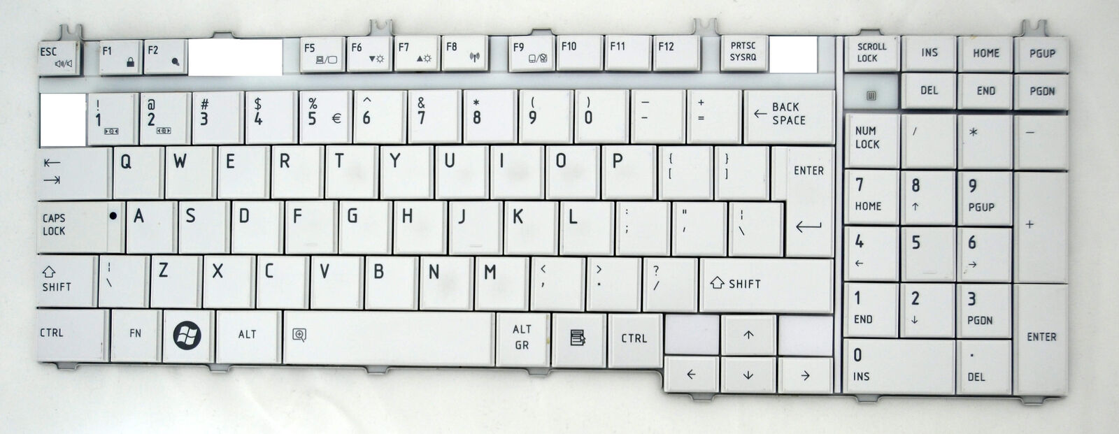 TO151 Key for keyboard Toshiba Satellite P305D A500 L500 Qosmio G50 X505 F501   