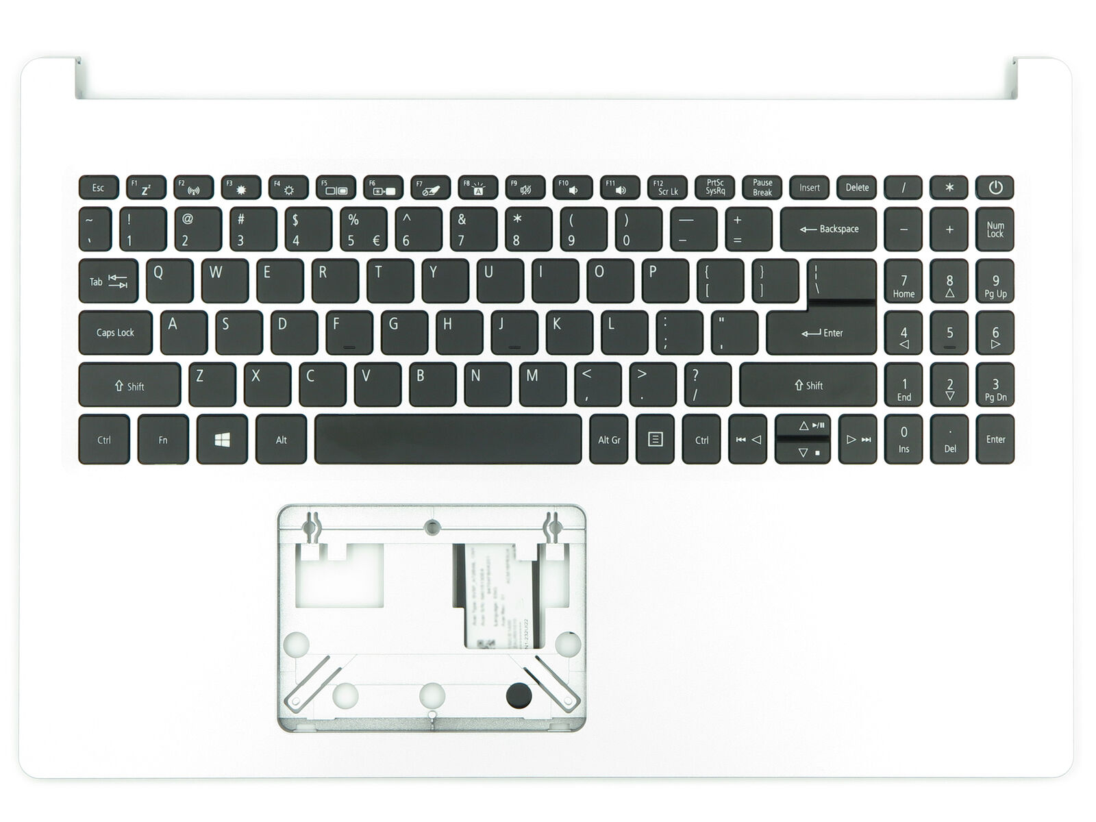 FOR Acer 6B.HDGN7.060 Palmrest Keyboard LED US-International