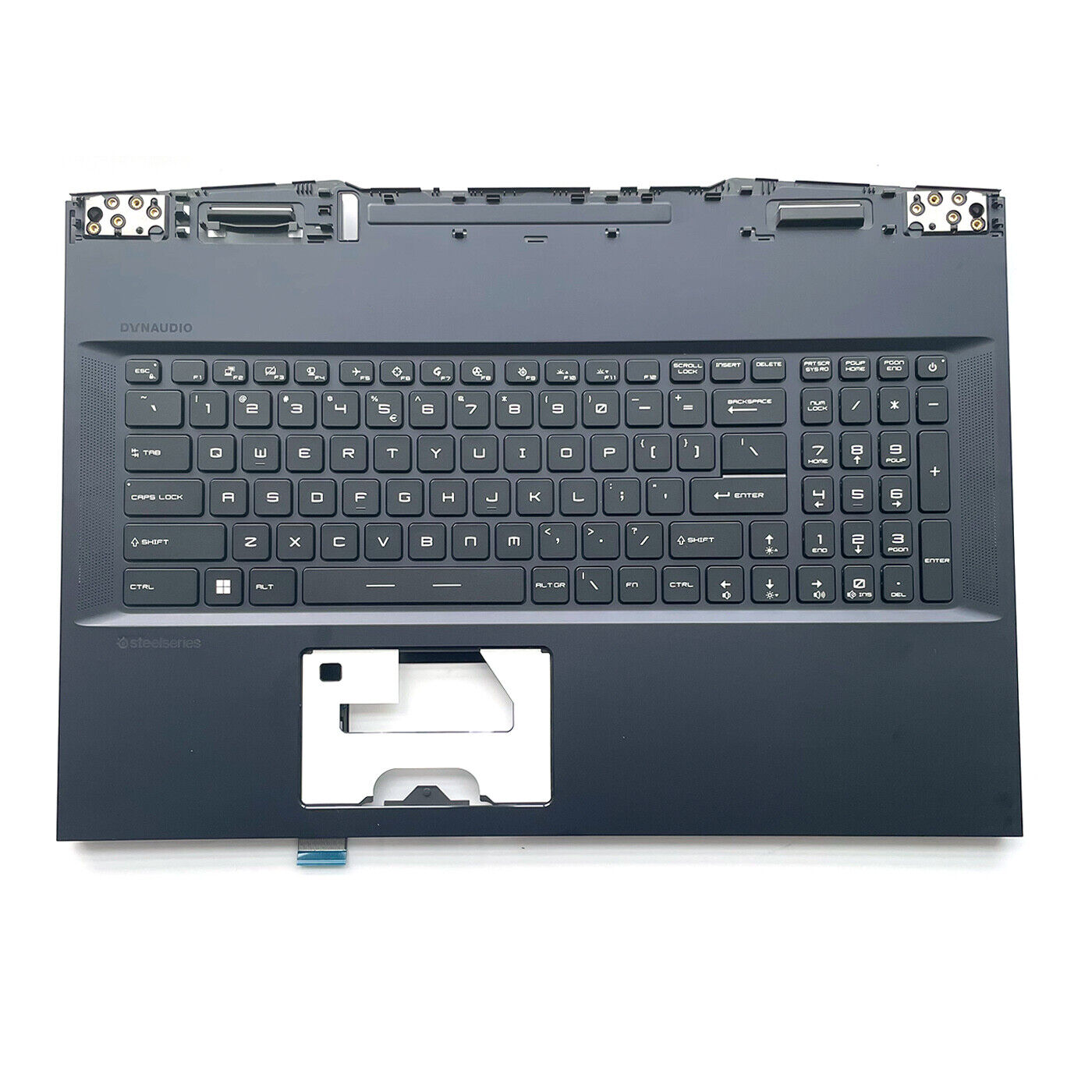 New for MSI Ge76 Upper Case Palmrest Cover Keyboard Full Colorful Backlit US
