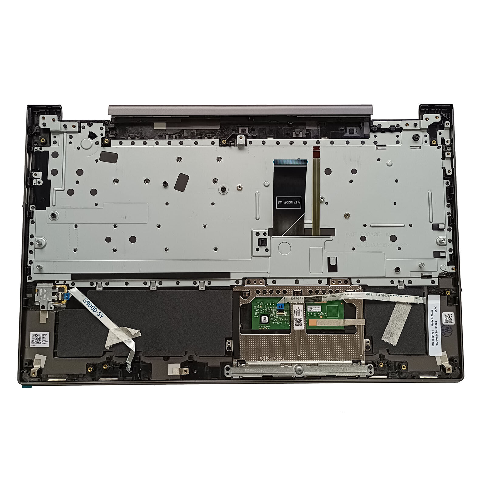 For Lenovo Yoga C740-15IML C740-15 Palmrest Keyboard Touchpad 5CB0U43820 Gray