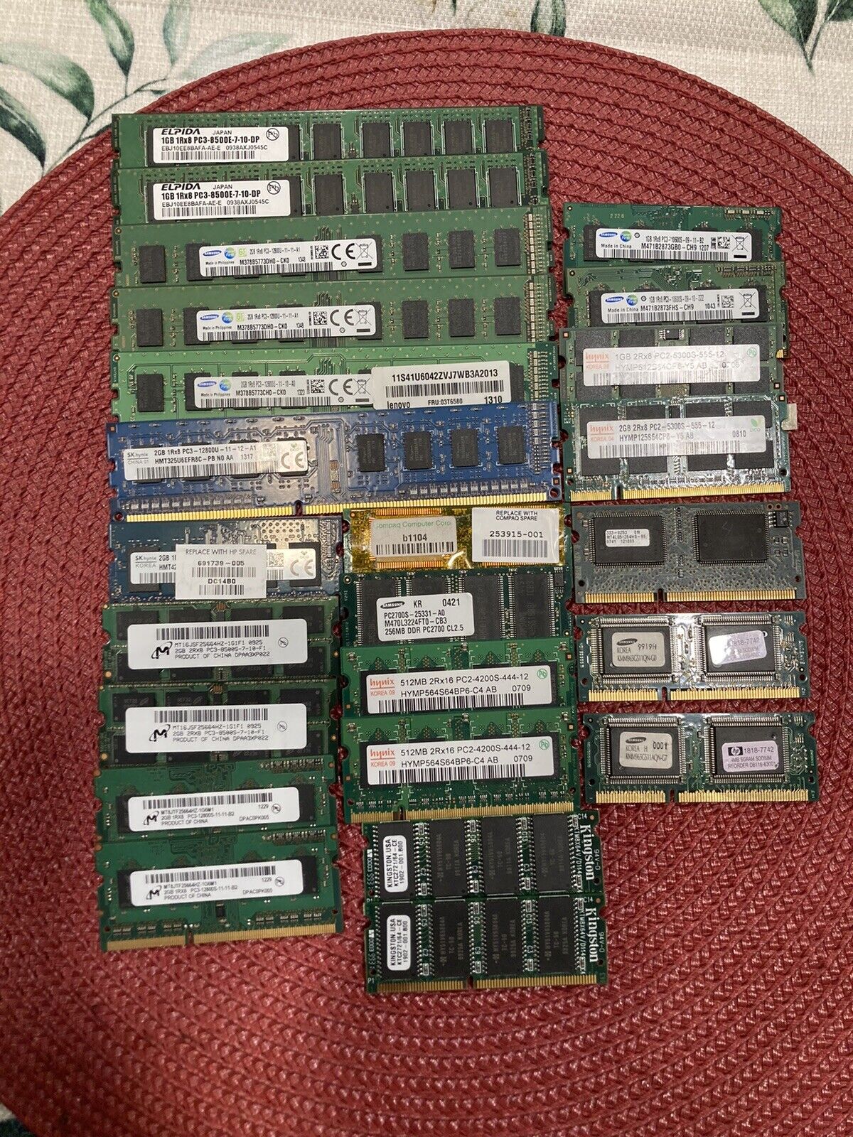 Mixed Lot of Computer PC And Laptop Ram - Some Vintage and Soon to be Vintage