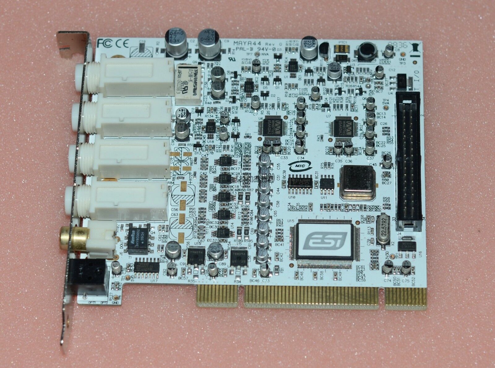 ESI MAYA44 Rev.G PCI Audio Interface 4-in 4-out Sound Card 709747