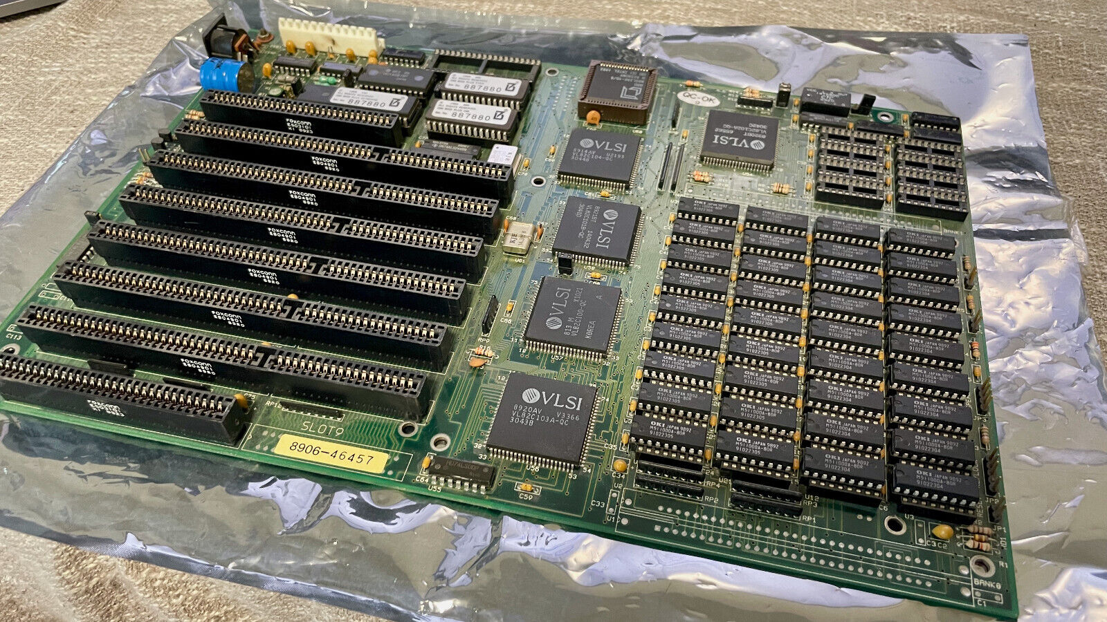Vintage BIOSTAR MB-1212V VLSI AT Motherboard w/ 286-12MHz CPU + 640KB RAM