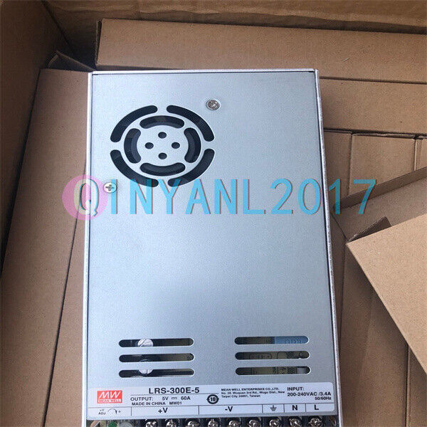 Qty:1pc LRS-300E-5 5V 60A Single Output Switching Power Supply