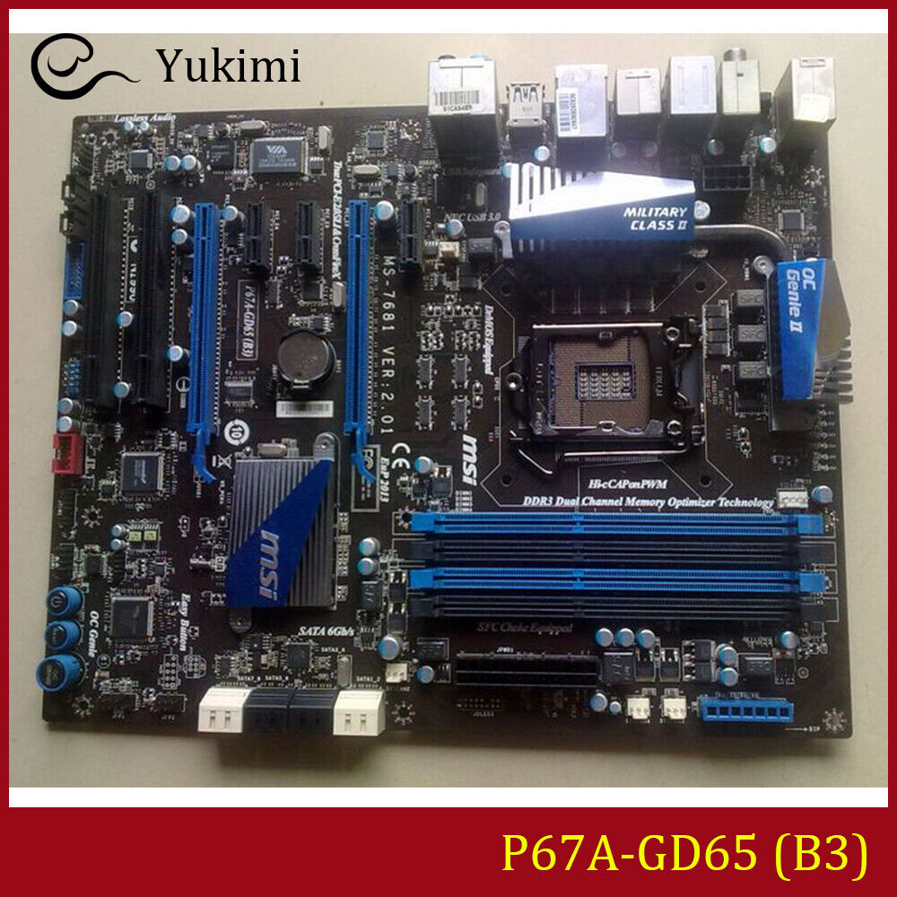 FOR MSI P67A-GD65 (B3) DDR3 Socket 1155 32GB Intel ATX Motherboard