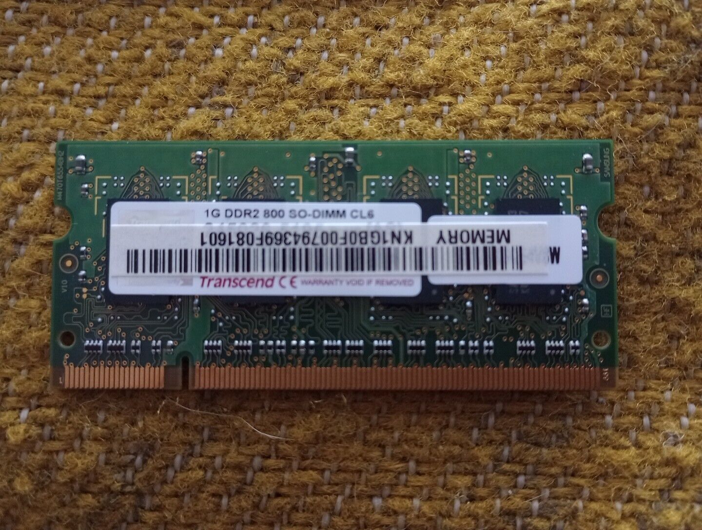 Transcend 1G DDR2 800 SODIMM RAM CL6