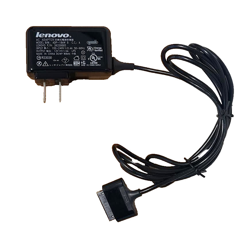 Genuine OEM Lenovo AC Adapter Charger ADP-18AW B Power Supply  IdeaPad K1 & More