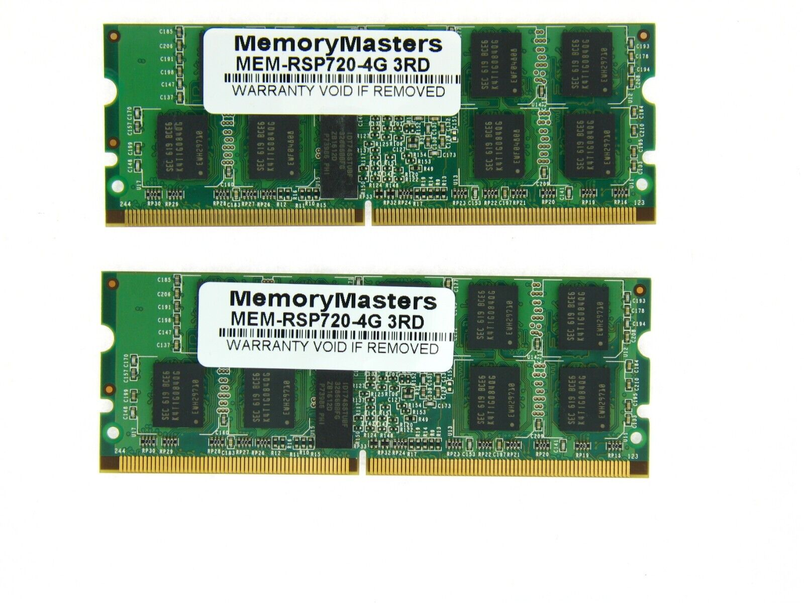 MEM-RSP720-4G (2x2GB) 4GB Memory 3rd Party For Cisco RSP720-10GE RP Router