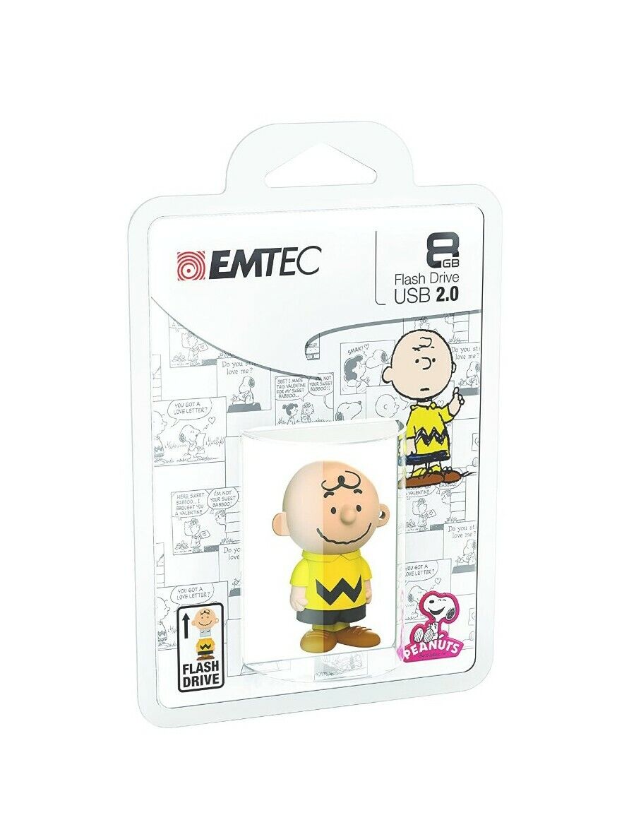 EMTEC USB Flash Drive 8GB Stick 2.0 Peanuts \