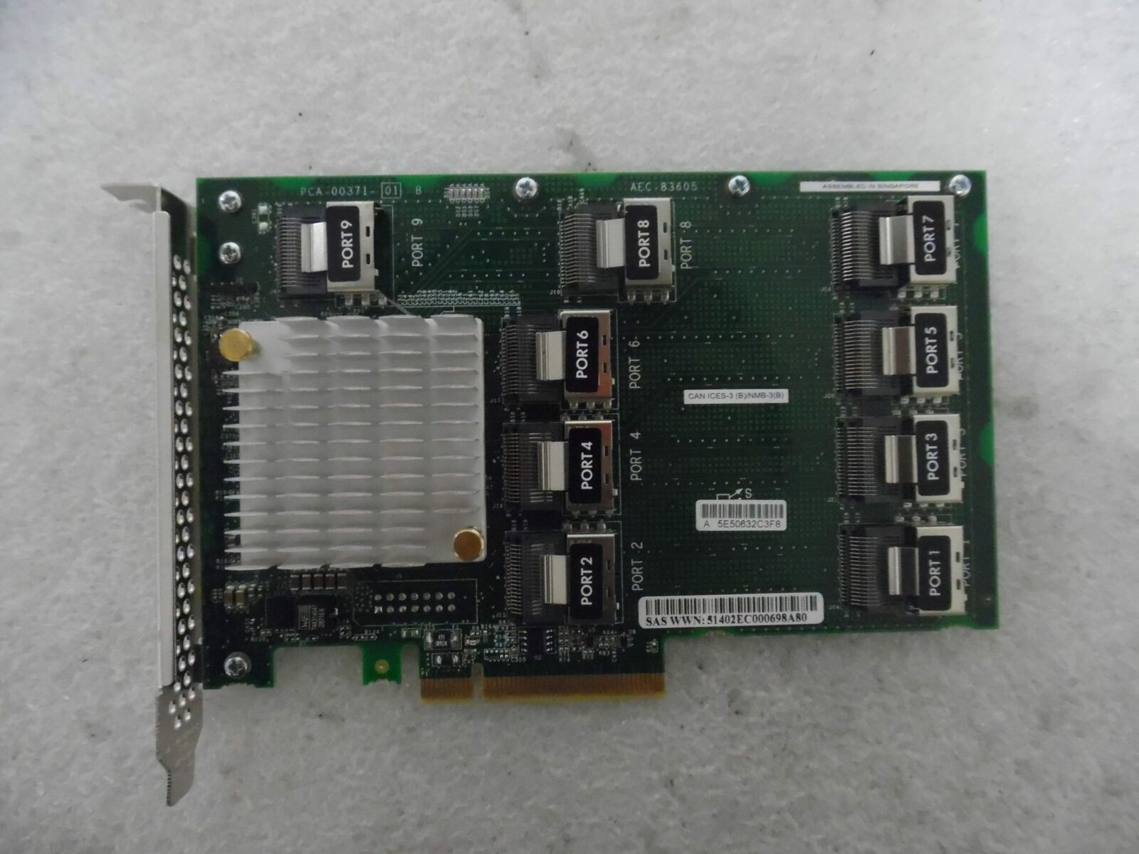 HP 727252-001 761879-001 727253-001 12GB SAS Expansion Board with Cables