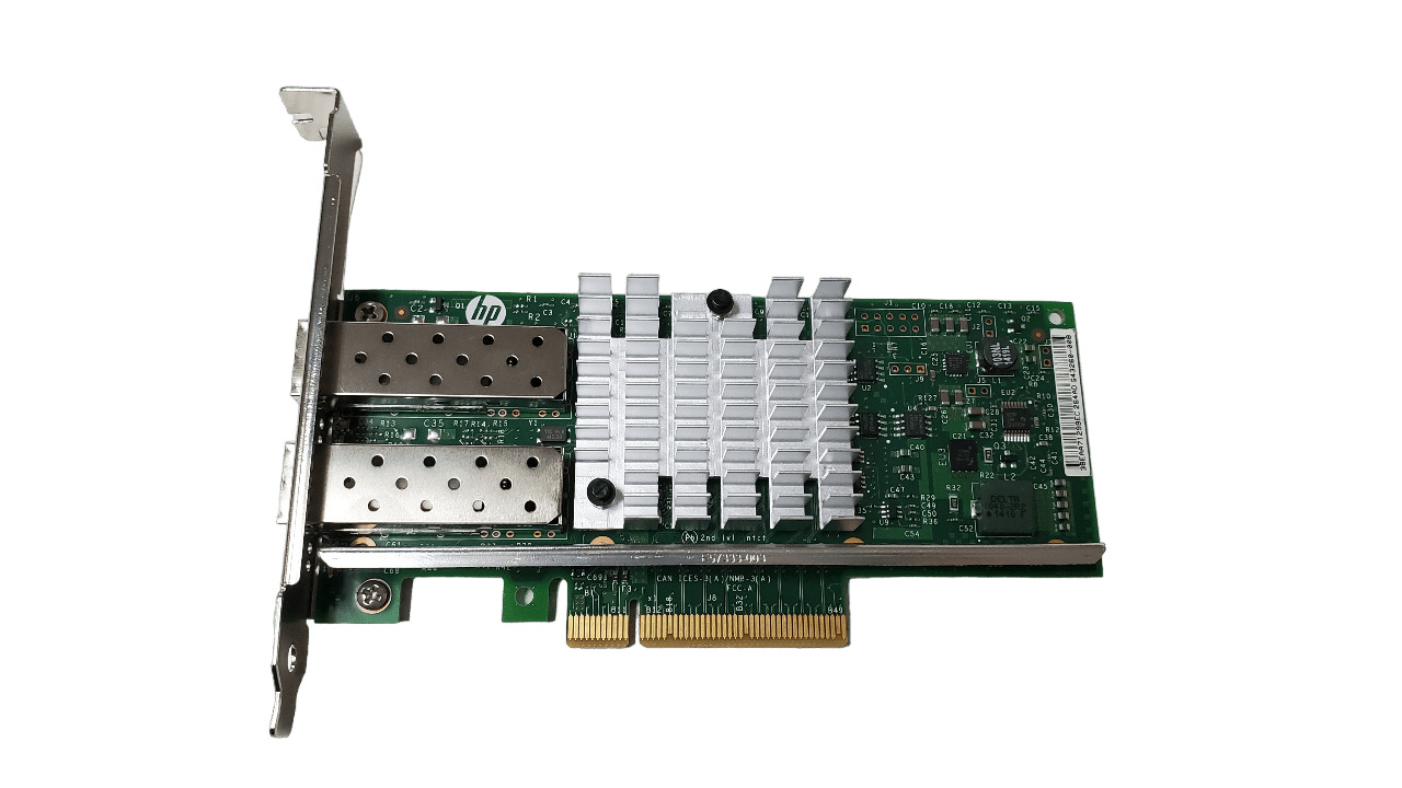 HP 560SFP+ 10Gb 2-port Gigabit Network Adapter 665247-001 FH Bracket (No SFPs)