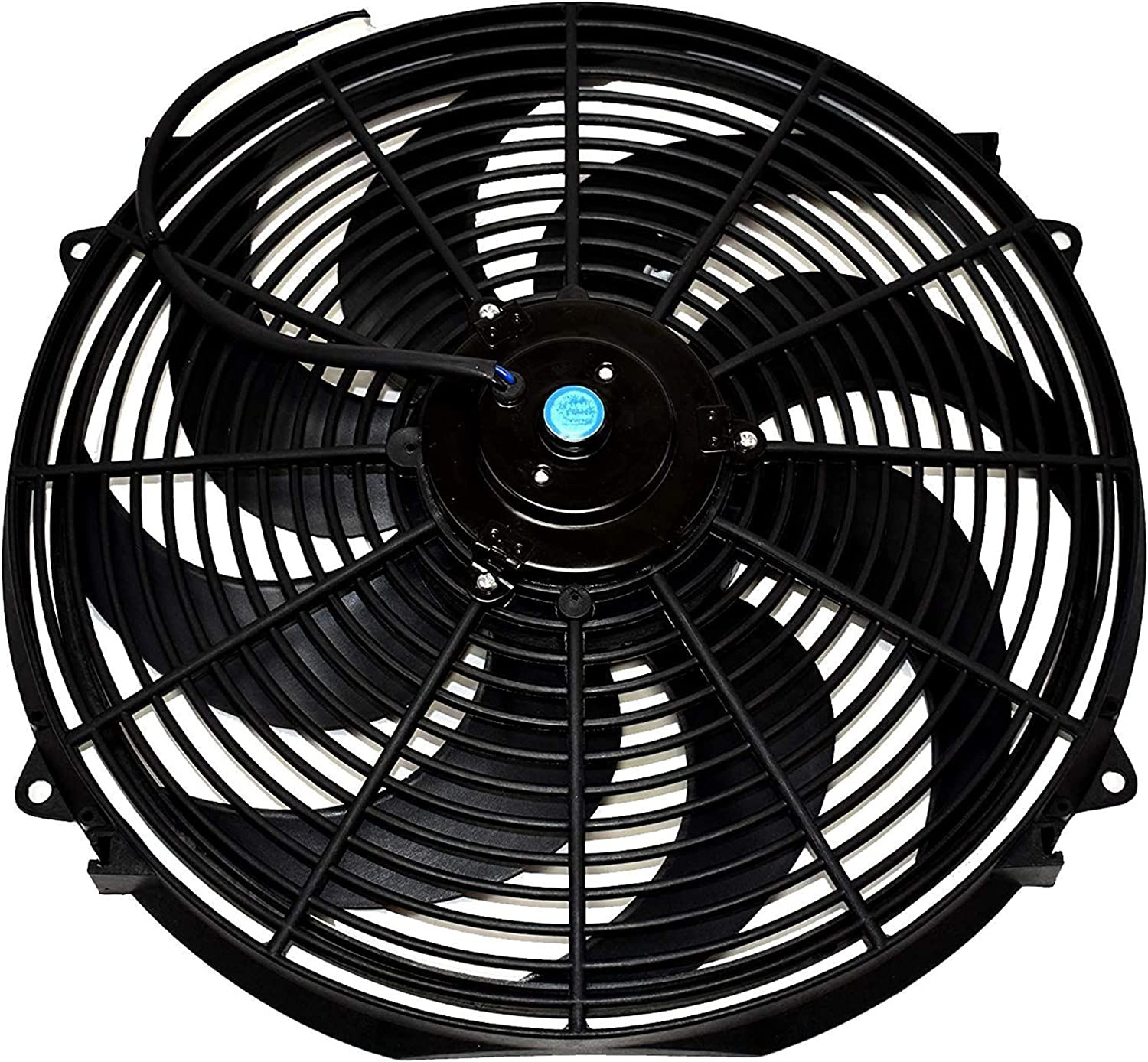 A-Team Performance - Radiator Electric Cooling Fan 16inch Heavy Duty - 12V Wide 