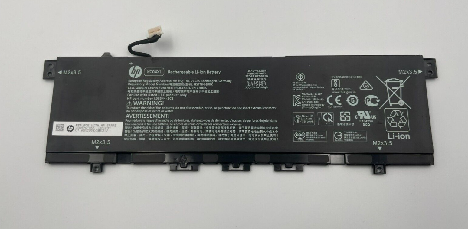 GENUINE HP 13-AG0006au Series Battery 15.4V 53.2Wh L08496-855 KC04XL (F20-21)